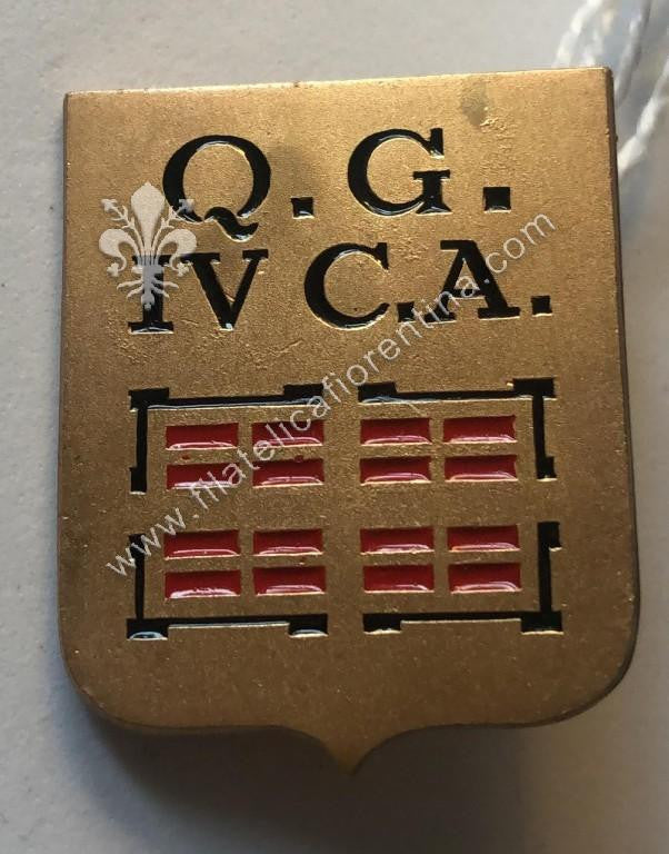 Quartier generale IV Corpo d' Armata 1952/73 - Marcato GRANERO