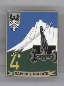 4° Reggimento artiglieria pesante campale 1952/ 86. Marcato GRANERO.