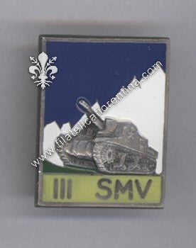 III gruppo artiglieria da campagna semovente 1946/75. Marcato GRANERO.