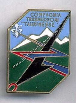 Compagnia trasmissioni "TAURINENSE" 1953/75. Non marcato.