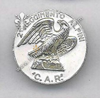 2° Rgt. alpini - C.A.R.- 1963/74 - Sfondo bianco- Non marcato.