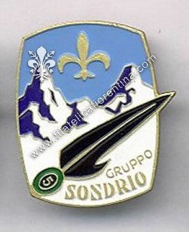 Gruppo artiglieria da montagna "SONDRIO" 1953/89. Dorato- Marcato GRANERO.