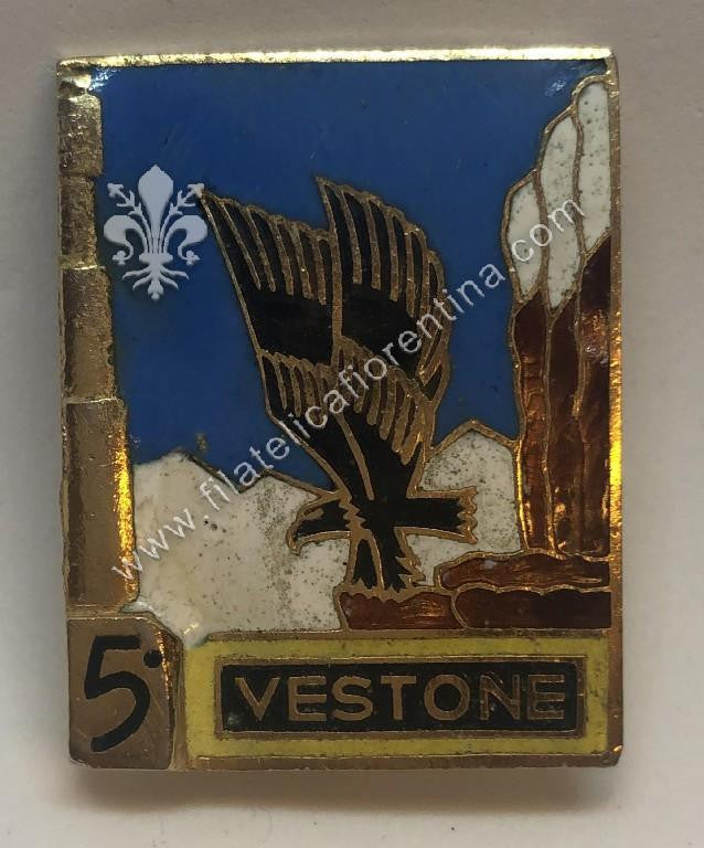 Gruppo artiglieria da montagna "VESTONE" 1953/59. Non marcato.