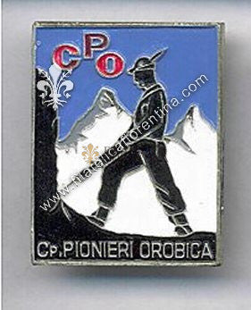 Compagnia genio pionieri "OROBICA" 1954/1986. Verniciato- Non marcato.
