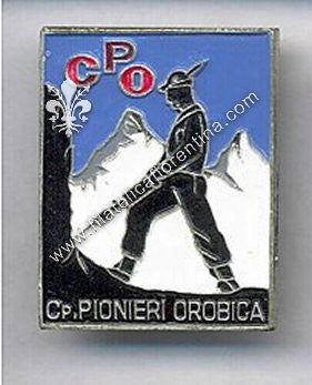Compagnia genio pionieri "OROBICA" 1954/1986. Verniciato- Non marcato.
