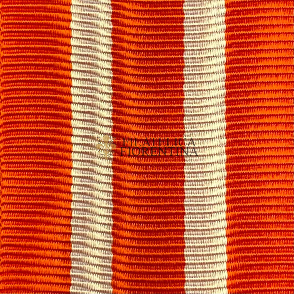 Nastrino per la croce al merito per personale militarizzato delle Ferrovie - Guerra 1915/18