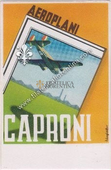 Cartolina Aeroplani Caproni S. A. Milano - Caproni 135 bis - Nuova