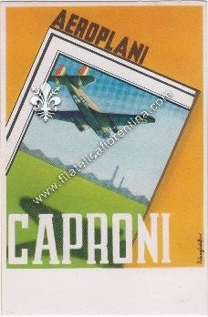 Cartolina Aeroplani Caproni S. A. Milano - Caproni 135 bis - Nuova