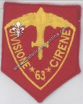 Distintivo della 63^ DIVISIONE CIRENE di Fanteria Motorizzata in Africa S.