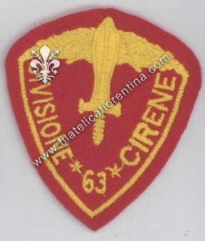 Distintivo della 63^ DIVISIONE CIRENE di Fanteria Motorizzata in Africa S.