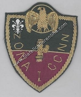 Distintivo da Ufficiale delle Camicie Nere della I^ ZONA - (Torino)