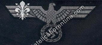 Aquila da petto da truppa - in raso