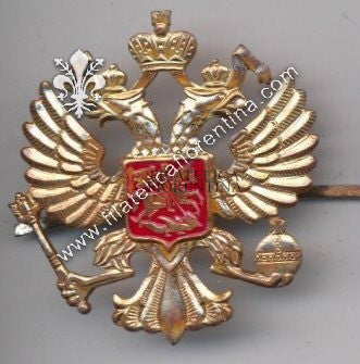 Fregio da berretto con aquila mod. zarista