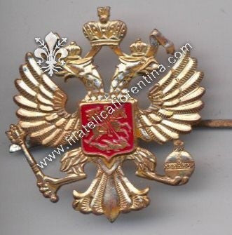 Fregio da berretto con aquila mod. zarista
