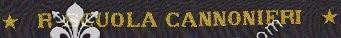 Scritta da berretto da marinaio " R. SCUOLA CANNONIERI"