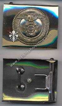 Fibbia dei Reparti SA - in acciaio e ottone