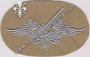 Distintivo contraerea _ Ufficiale - in panno