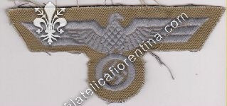 Aquila da petto _ in panno, da truppa