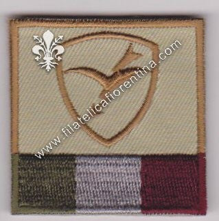 Distintivo Brigata Folgore su desert con velcro
