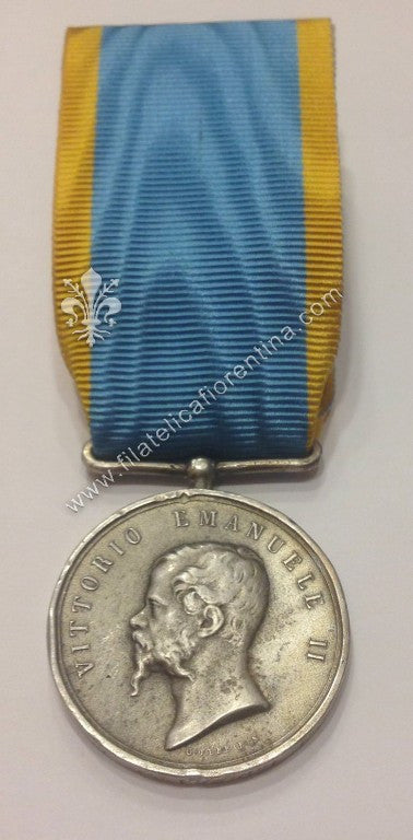 Medaglia Sarda per la Campagna di Crimea 1855/1856 con nastro