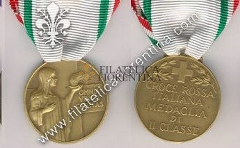 Croce Rossa Italiana - Medaglia di II^ Classe
