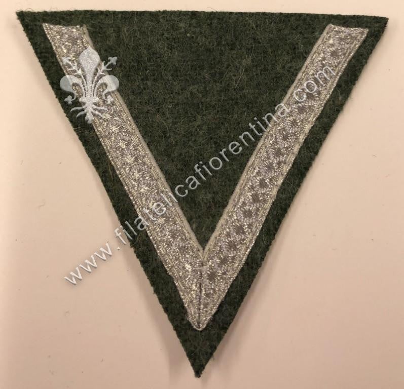 Gerfreiter - tresse argento su fondo grigio/verde mod. 1943