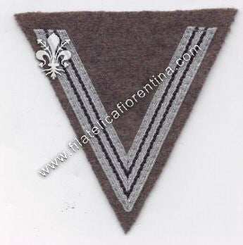 Gefreiter - con tresse argento su fondo grigio mod. 1943