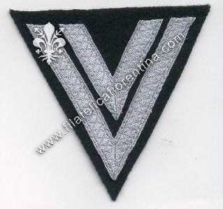 Obergefreiter - tresse argento su fondo verde scuro mod. 1936