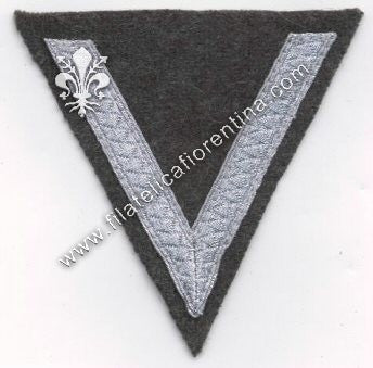 Gefreiter - tresse argento su fondo grigio/verde mod. 1943