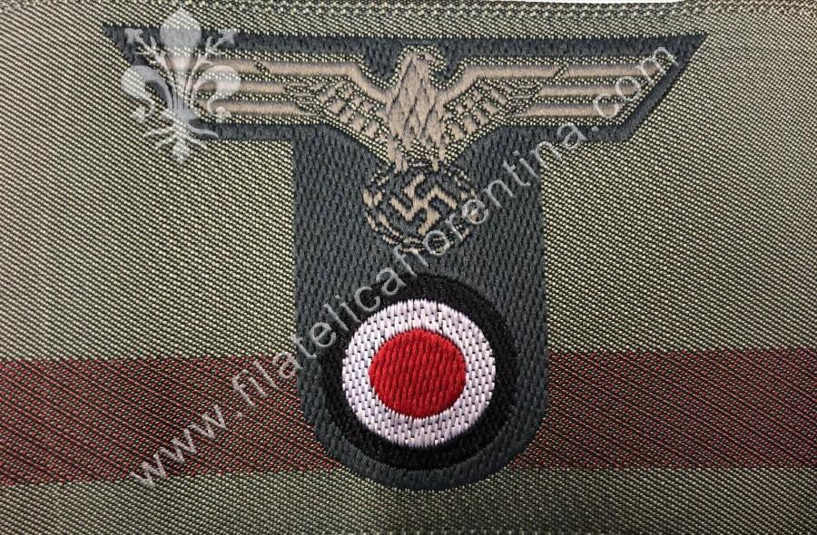 Fregio truppa da bergmütze modello a " T "1943 - Bevo ( in seta)