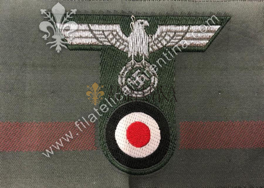 Fregio Ufficiale da bergmütze modello a " T "1943 - Bevo ( in seta)