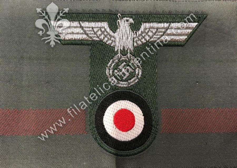 Fregio Ufficiale da bergmütze modello a " T "1943 - Bevo ( in seta)