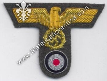 Fregio da Generale modello a " T " fondo grigio/verde