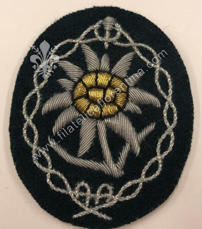 Edelweiss da braccio da Ufficiale truppe Alpine "Gebirgsjager"- variante