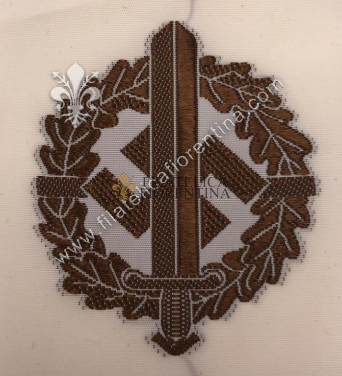 Distintivo per meritii sportivi nelle SA -  in seta  - grado bronzo