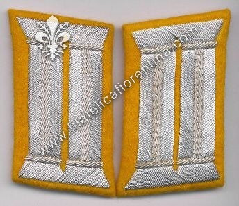 Mostrina da Ufficiale waffenrock con waffenfarbe giallo - Cavalleria