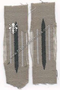 Mostrina fanteria   (waffenfarbe bianco) - variante qualità inferiore