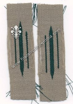 Mostrina generica reparti wehrmacht - mod in seta - variante