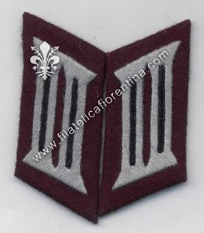 Mostrina Reparti Genio modello 1936 - waffenfarbe nero