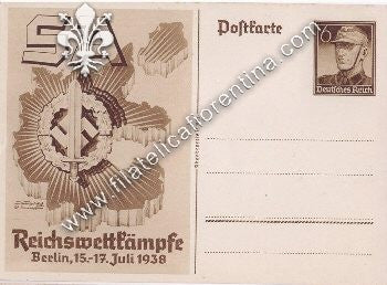 Cartolina propaganda per il raduno delle S.A. a Berlino del 1938