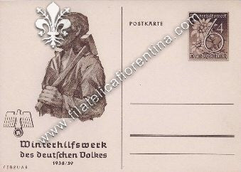 Cartolina del Soccorso invernale 1938/1939