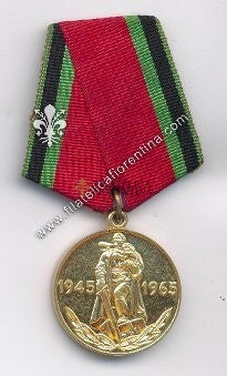 20° anniversario della vittoria 2^ Guerra Mondiale 1941/45