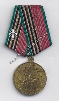 40° anniversario di vittoria 2^ Guerra Mondiale - mod. per combattenti