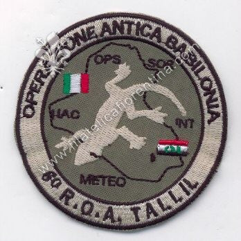 Distintivo Operazione Antica  Babilonia - 60° R.O.A. TALLIL