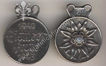 Distintivo EISMEER FRONT 1942 1943 dei Gebirgsjager