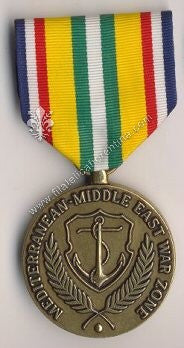 World War II Campaign - Mediterranean - Middle East  War Zone