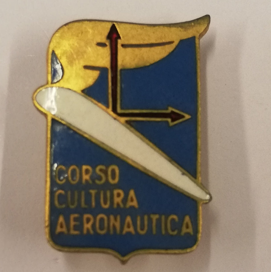 Distintivo Corso di Cultura Aeronautica - a spillo