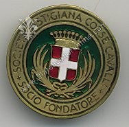 Distintivo Società Astigiana Corse Cavalli - Socio fondatore