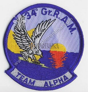Distintivo del 34° Gruppo R.A.M. - TEAM ALPHA