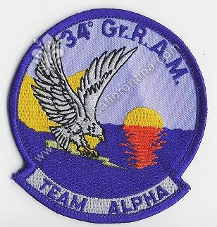 Distintivo del 34° Gruppo R.A.M. - TEAM ALPHA